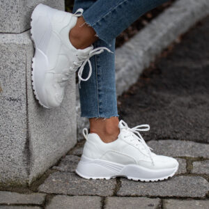 hvite sneakers Trapes Sko Roberto Rosso Trilock Hvit Trapes Sko