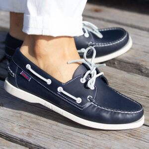 SEBAGO Trapes Sko Sebago Triton Three Eyelets Navy Trapes Sko