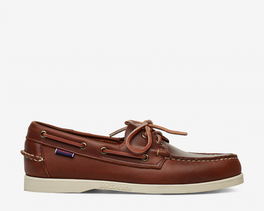 Sebago - Docksides Portland Waxed Brown - Trapes Sko