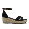 Azra Espadrille Wedge Black