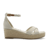 Azra Espadrille Wedge Cream