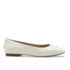 Trieste Ballerina Leather Cream