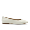 Trieste Ballerina Leather Cream - Bilde 3