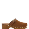 Clogs Suede Leather Brown - Bilde 4
