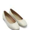 Trieste Ballerina Leather Cream - Bilde 5
