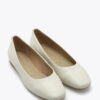 Trieste Ballerina Leather Cream - Bilde 4