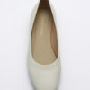 Trieste Ballerina Leather Cream - Bilde 6