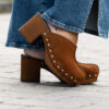 Clogs Suede Leather Brown - Bilde 20