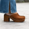 Clogs Suede Leather Brown - Bilde 25