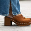 Clogs Suede Leather Brown - Bilde 23