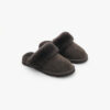 Roberto Rosso Sheepskin slipper - dark-brown - Bilde 3