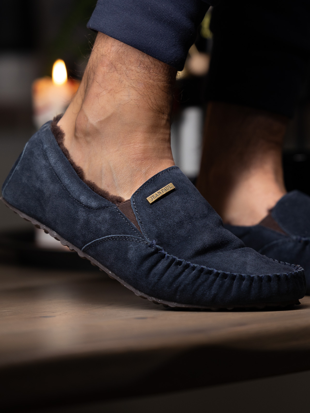 Jean Paul Moccasin - navy