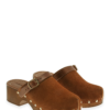 Clogs Suede Leather Brown - Bilde 8