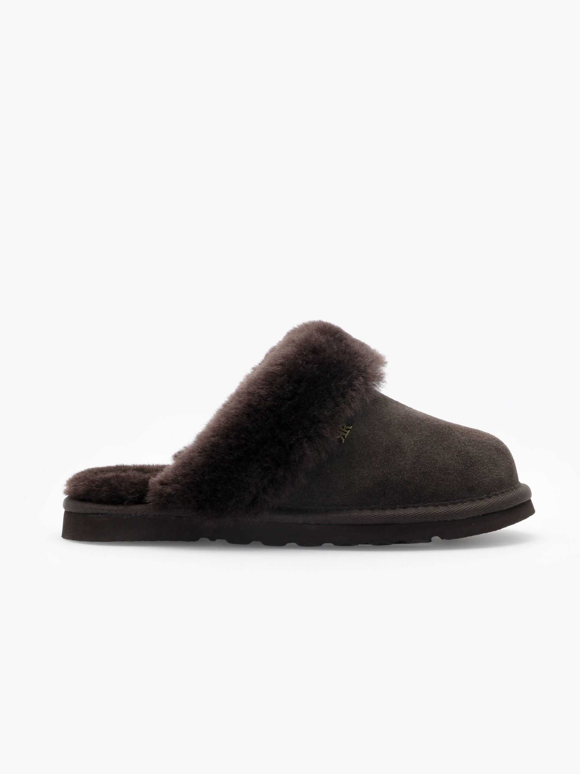Roberto Rosso Sheepskin slipper - dark-brown