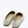 Trieste Ballerina Leather Cream - Bilde 8