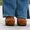 Clogs Suede Leather Brown - Bilde 28