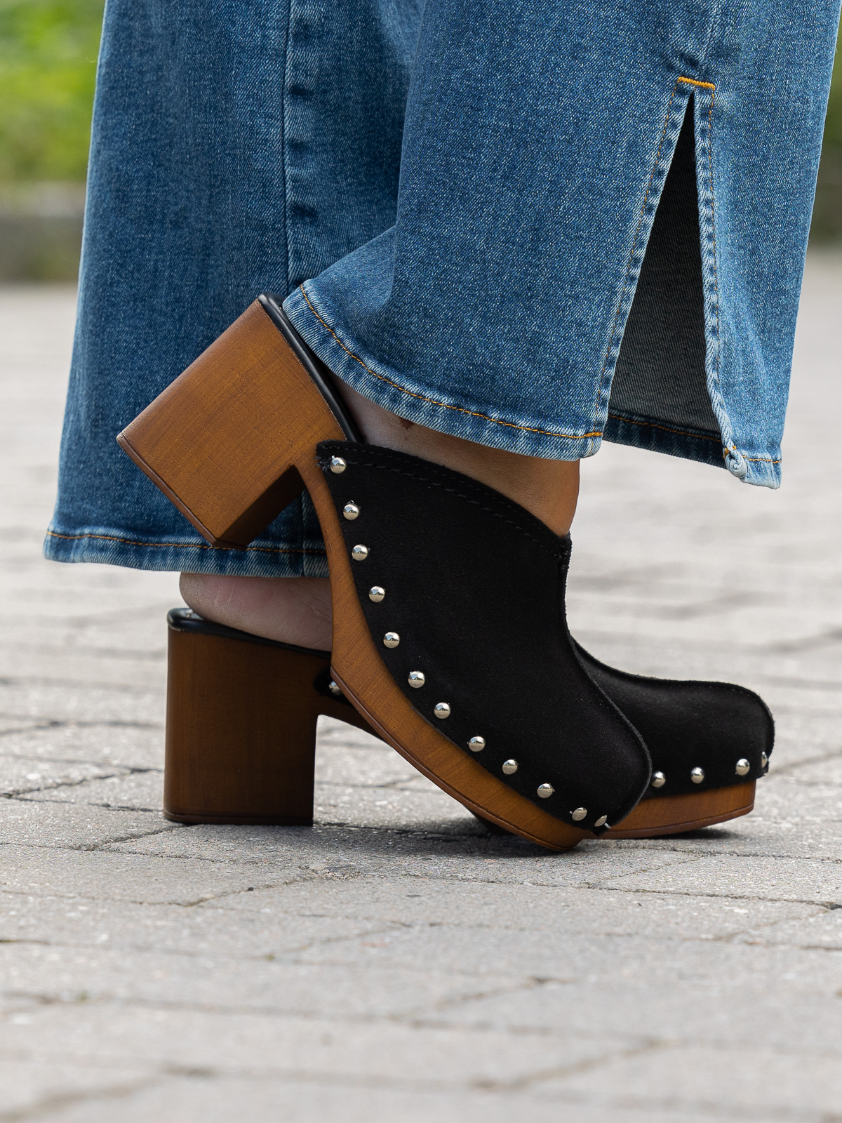 Clogs Suede Black