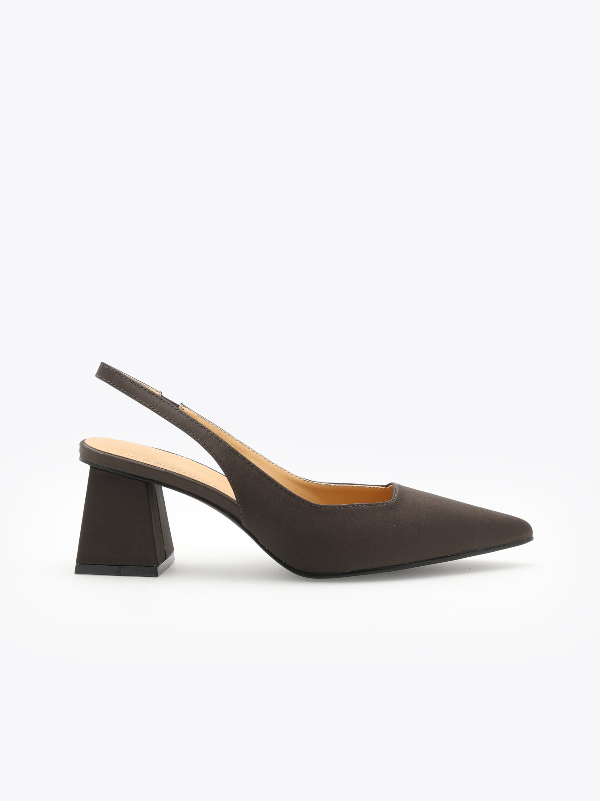 Roberto Rosso Pia Sling-back Satin - coffee